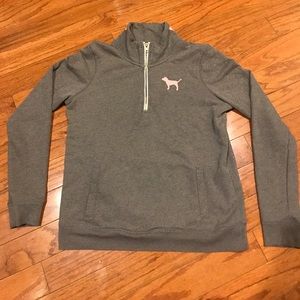PINK Victoria Secrets Sweatshirt 1/4 zip